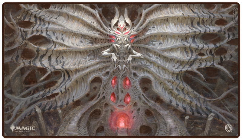 Tapis De Jeu Ultimate Guard Duskmourn Valgavoth Terror Eater – Magic The Gathering Officiel, 2mm Antidérapant