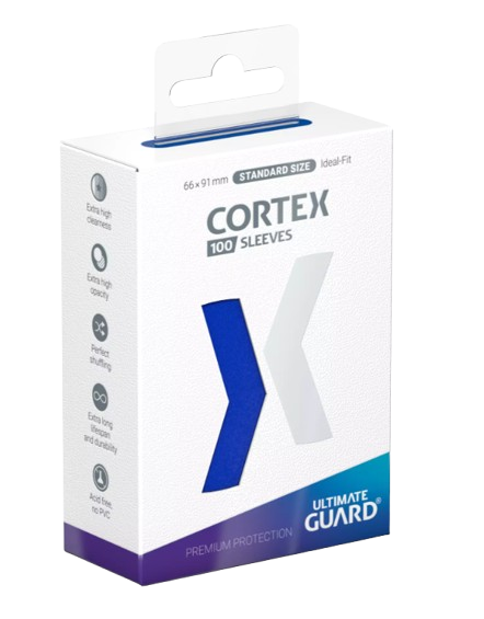 Cortex Uniform Ultimate Guard Cortex Sleeves Standard Size (100) Blue
