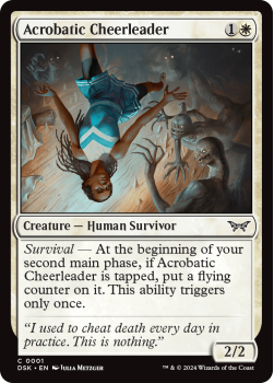 Acrobatic Cheerleader (FOIL) single card from Magic the Gathering