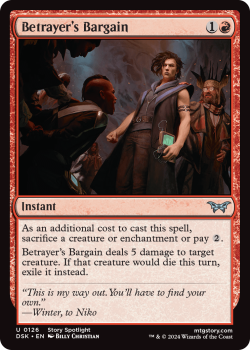 Betrayer's Bargain (FOIL) single card from Magic the Gathering