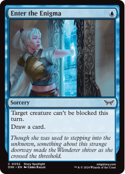 Enter the Enigma (FOIL) single card from Magic the Gathering