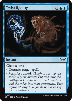 Twist Reality (FOIL) single card from Magic the Gathering
