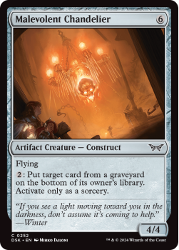 Malevolent Chandelier (FOIL) single card from Magic the Gathering