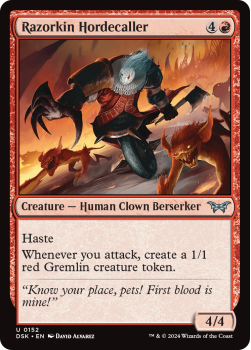 Razorkin Hordecaller single card from Magic the Gathering