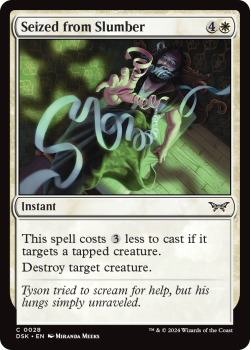 Seized from Slumber (FOIL) single card from Magic the Gathering