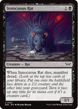 Innocuous Rat single card from Magic the Gathering