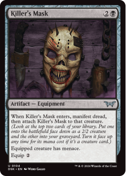 Killer's Mask single card from Magic the Gathering