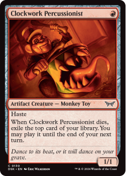 Clockwork Percussionist single card from Magic the Gathering