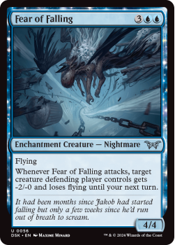 Fear of Falling single card from Magic the Gathering