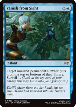 Vanish from Sight (FOIL) single card from Magic the Gathering