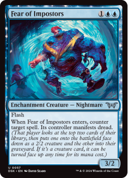 Fear of Impostors single card from Magic the Gathering