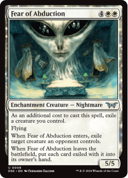 Fear of Abduction single card from Magic the Gathering