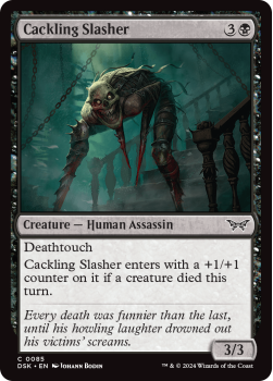 Cackling Slasher (FOIL) single card from Magic the Gathering