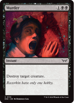 Murder (FOIL) single card from Magic the Gathering