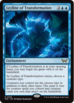 Leyline of Transformation single card from Magic the Gathering