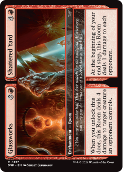 Glassworks // Shattered Yard (FOIL) single card from Magic the Gathering