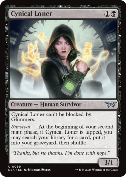 Cynical Loner single card from Magic the Gathering