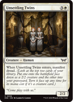 Unsettling Twins (FOIL) single card from Magic the Gathering