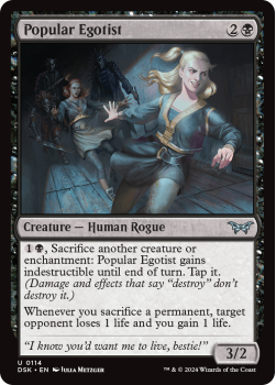 Popular Egotist (FOIL) single card from Magic the Gathering