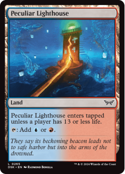 Peculiar Lighthouse single card from Magic the Gathering