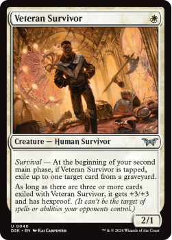 Veteran Survivor single card from Magic the Gathering