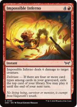 Impossible Inferno (FOIL) single card from Magic the Gathering