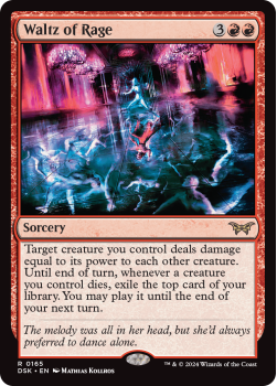 Waltz of Rage single card from Magic the Gathering