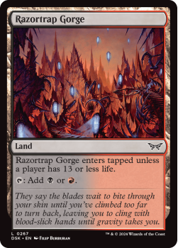 Razortrap Gorge single card from Magic the Gathering