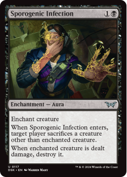 Sporogenic Infection single card from Magic the Gathering