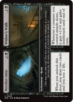 Derelict Attic // Widow's Walk (FOIL) single card from Magic the Gathering