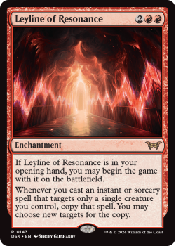 Leyline of Resonance single card from Magic the Gathering