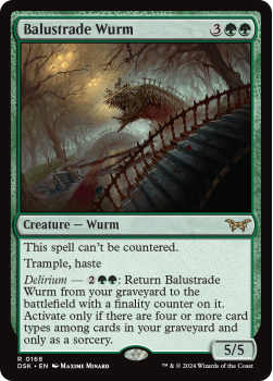 Balustrade Wurm single card from Magic the Gathering