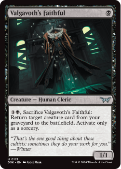 Valvagothâs Faithful single card from Magic the Gathering