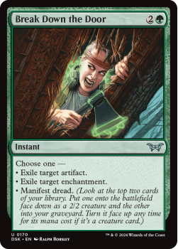 Break Down the Door single card from Magic the Gathering