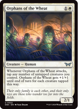 Orphans of the Wheat (FOIL) single card from Magic the Gathering
