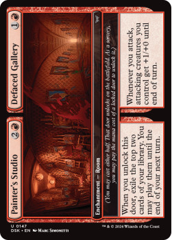 Painter's Studio // Defaced Gallery single card from Magic the Gathering