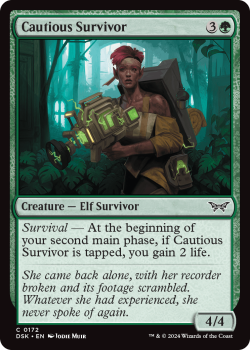 Cautious Survivor (FOIL) single card from Magic the Gathering