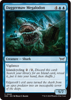Daggermaw Megalodon single card from Magic the Gathering