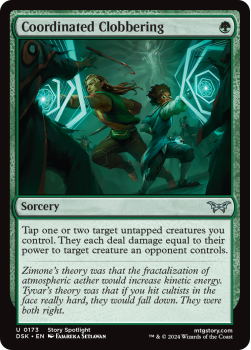 Coordinated Clobbering (FOIL) single card from Magic the Gathering