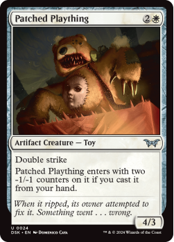 Patched Plaything single card from Magic the Gathering