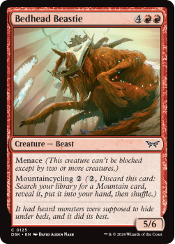 Bedhead Beastie (FOIL) single card from Magic the Gathering