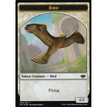 Bird (FOIL) : MODERN HORIZONS TOKEN (FOIL) 03/21 - Magic the Gathering Single Card