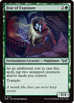 Fear of Exposure (FOIL) single card from Magic the Gathering