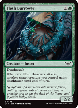 Flesh Burrower (FOIL) single card from Magic the Gathering