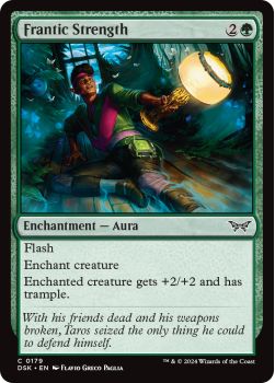 Frantic Strength (FOIL) single card from Magic the Gathering