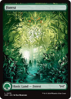 Forest single card from Magic the Gathering