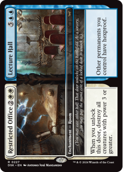 Restricted Office // Lecture Hall single card from Magic the Gathering
