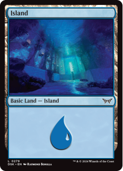 Island (FOIL) single card from Magic the Gathering