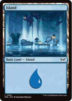 Island (FOIL) single card from Magic the Gathering