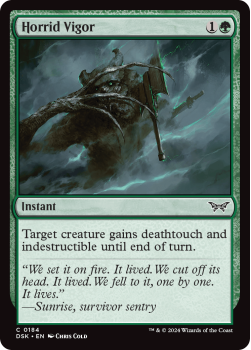 Horrid Vigor (FOIL) single card from Magic the Gathering